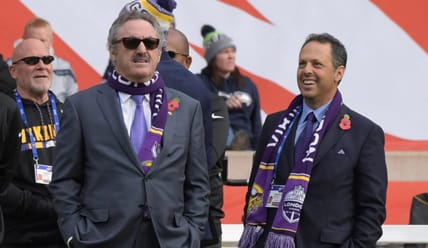 Minnesota Vikings owners Mark Wilf and Zygi Wilf