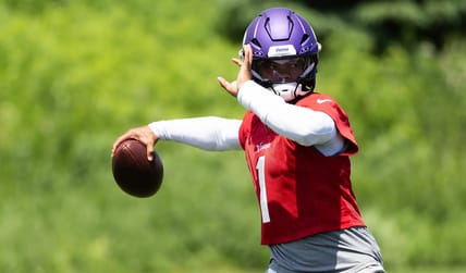 Kyler Murray at Minnesota Vikings practice - TCO Performance Center - Eagan, MN