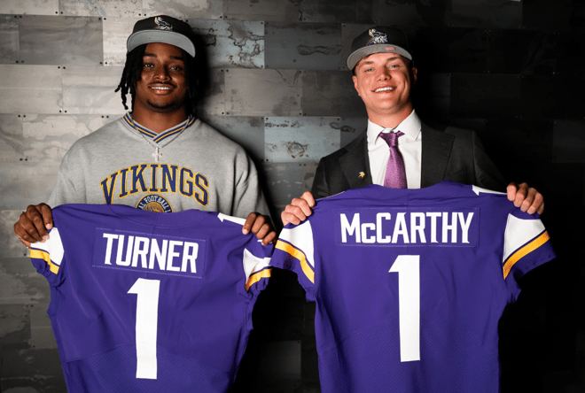 J.J. McCarthy & Dallas Turner, Minnesota Vikings