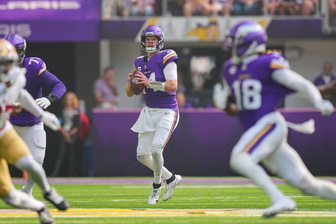 Sam Darnold - San Francisco 49ers at Minnesota Vikings