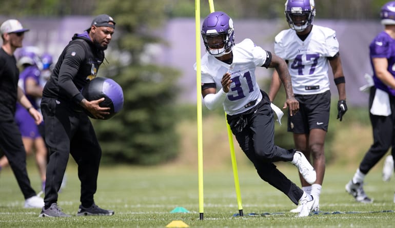 Khyree Jackson, Minnesota Vikings OTAs