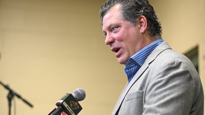 Team USA GM Bill Guerin : Ottawa Senators at Minnesota Wild