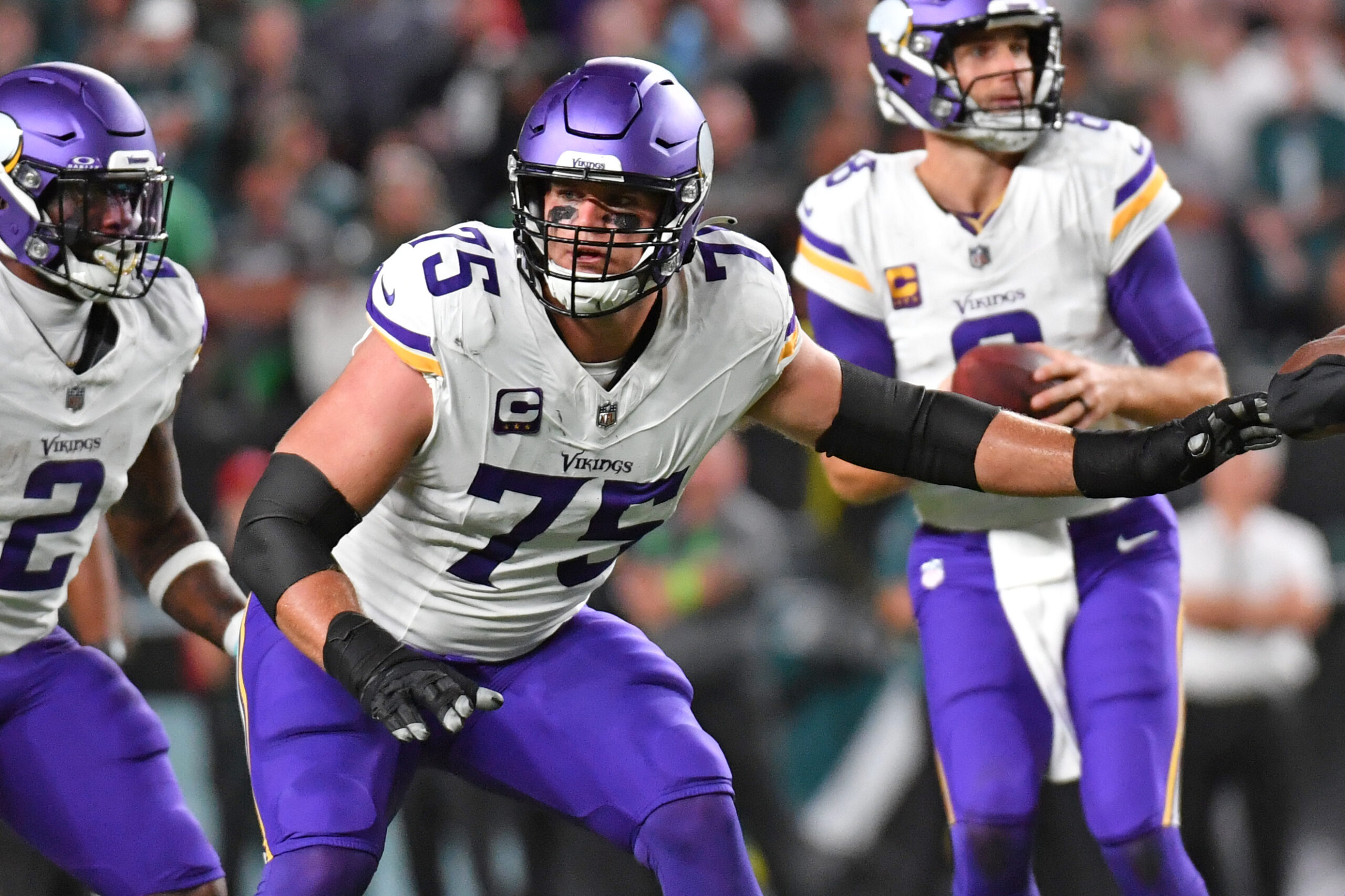 The #Vikings come in at 19 for @profootballfocus Offensive line