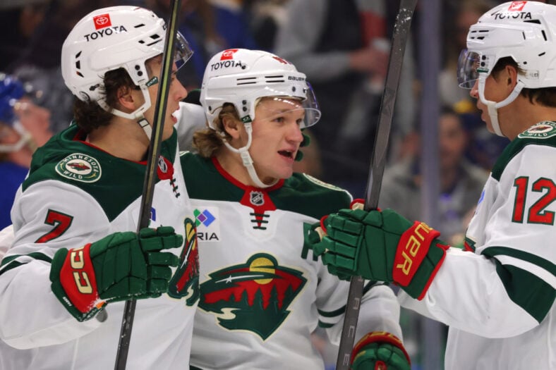 Kirill Kaprizov, Brock Faber - Minnesota Wild