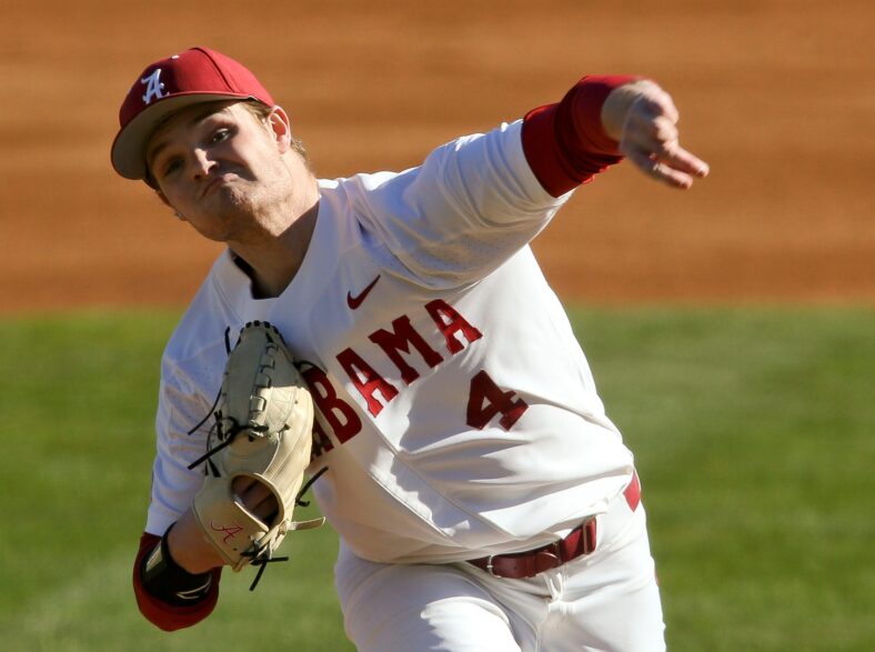 Connor Prielipp at the University of Alabama - Minnesota Twins pitching prospect